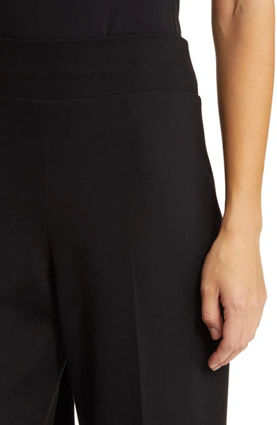 Anne Klein Pull-on Wide Leg Trousers In Anne Black