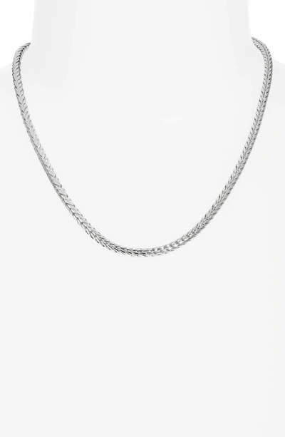 Shop Kendra Scott Kinsley Chain Necklace In Silver