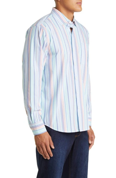 Shop Tommy Bahama Sarasota Stretch Radiant Islandzone®button-up Shirt In Dew Drop