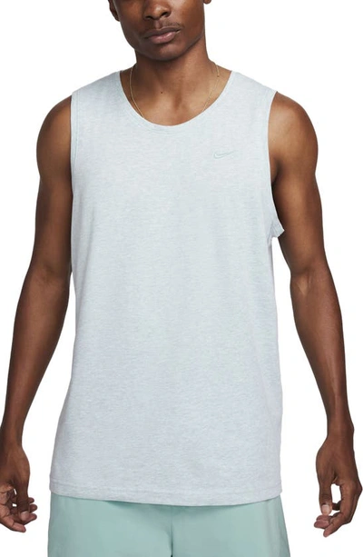 Shop Nike Dri-fit Primary Training Tank In Mineral/ Heather/ Mineral
