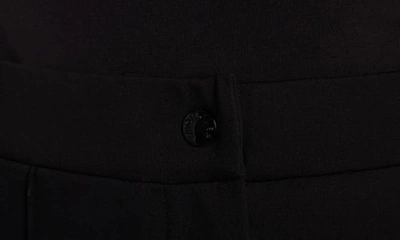 Moncler Brand-embossed Slim-fit High-rise Stretch-woven Leggings In Black