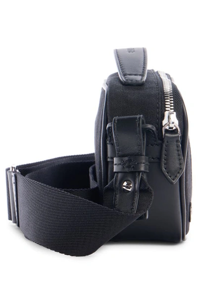 Shop Balmain Mini Varsity Reporter Bag In Black