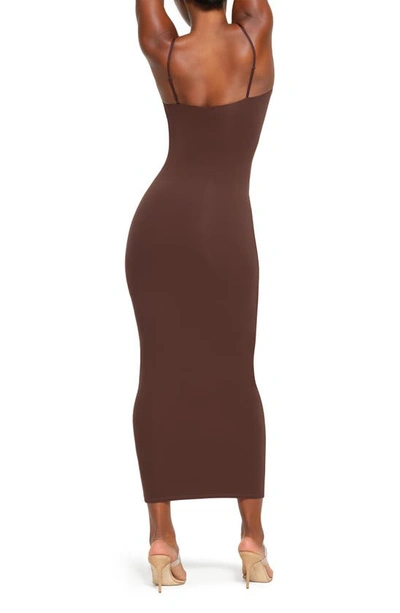 Shop Skims Fits Everybody Slipdress In Cocoa