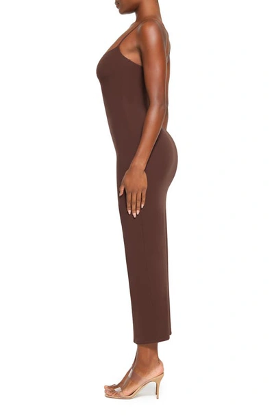 Shop Skims Fits Everybody Slipdress In Cocoa