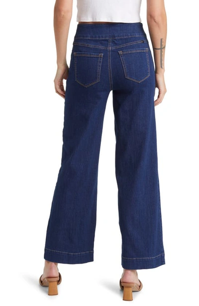 1822 Denim Two-button High Waist Wide Leg Jeans In Quinlin