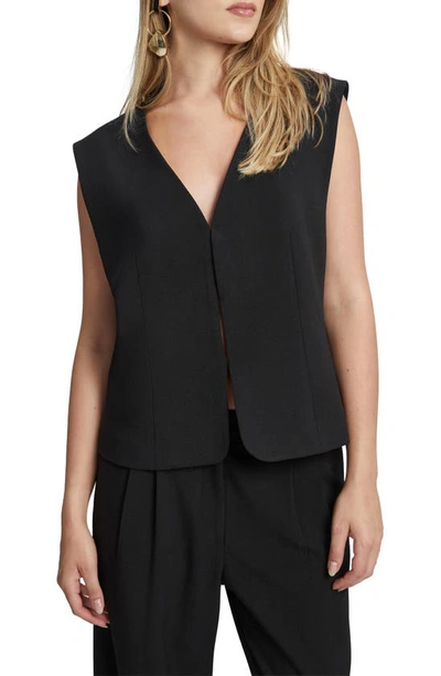 Shop Bardot Sloane Longline Vest In Black