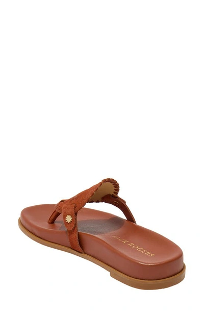Shop Jack Rogers Collins Casual Flip Flop In Luggage