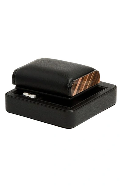 Shop Wolf Roadster Double Watch Stand In Black