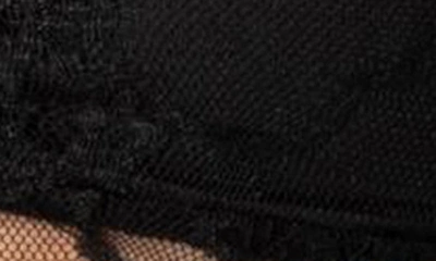 Edikted Women's Twilight Sheer Lace Split Front Top In Black