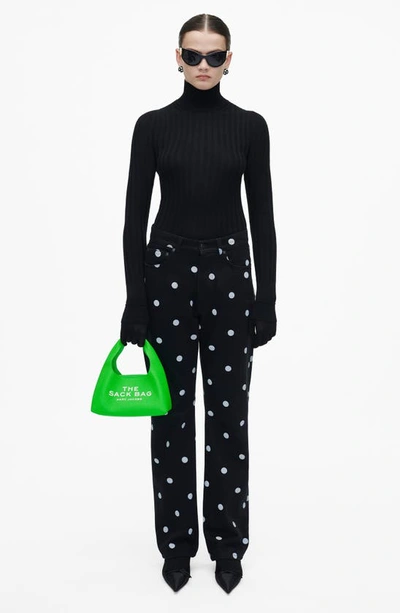 Marc Jacobs The Mini Leather Sack Bag In Apple