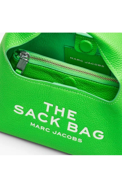 Shop Marc Jacobs The Mini Leather Sack Bag In Apple
