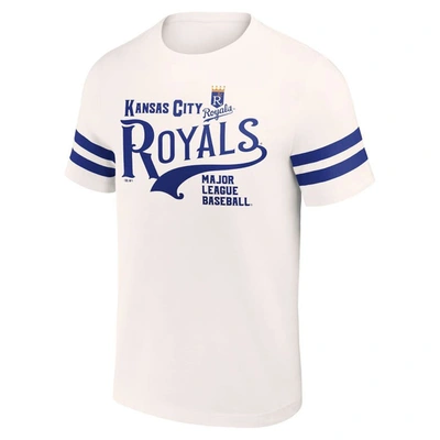 Shop Darius Rucker Collection By Fanatics Cream Kansas City Royals Yarn Dye Vintage T-shirt In White