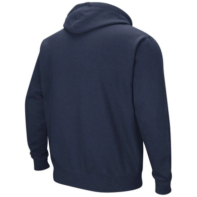 Shop Colosseum Navy Navy Midshipmen Double Arch Pullover Hoodie