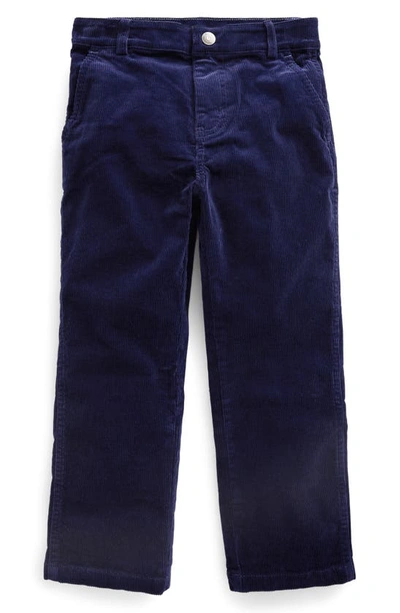 Shop Mini Boden Kids' Relaxed Stretch Corduroy Pants In College Navy