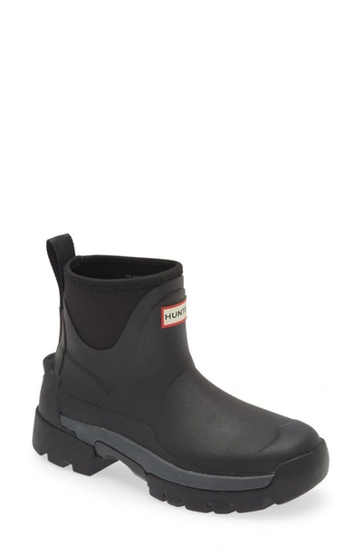 Shop Hunter Balmoral Chelsea Neoprene Hybrid Boot In Black