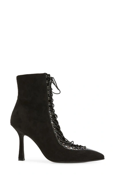 Jeffrey Campbell Envied Pointed Toe Bootie In Black Suede | ModeSens