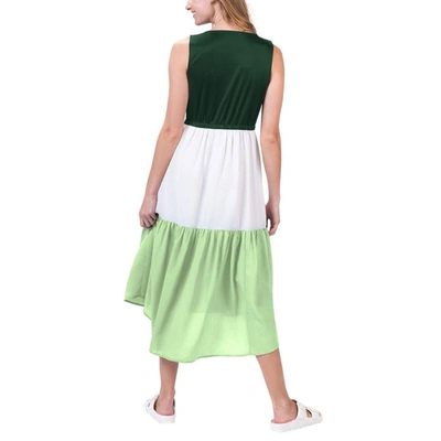 Shop G-iii 4her By Carl Banks Green/neon Green Green Bay Packers 12th Inning Colorblock Dress