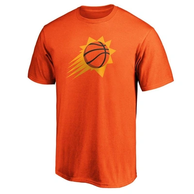 Shop Fanatics Branded Orange Phoenix Suns Primary Logo T-shirt