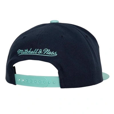 Mitchell & Ness Men's  Navy Seattle Kraken Core Team Ground 2.0 Snapback Hat In Navy