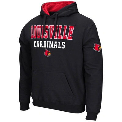 Shop Colosseum Black Louisville Cardinals Sunrise Pullover Hoodie