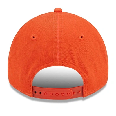 Shop New Era Orange Clemson Tigers Script 9twenty Adjustable Hat