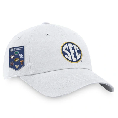 Shop Top Of The World White Sec Banner Adjustable Hat
