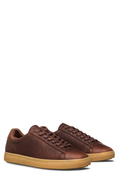 Shop Clae Bradley Sneaker In Cocoa Leather Light Gum