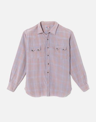 Shop Marketplace 60s Levi's Shadowplaid Button Up In Purple