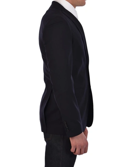 Tonello Blue Wool Jacket In Blue