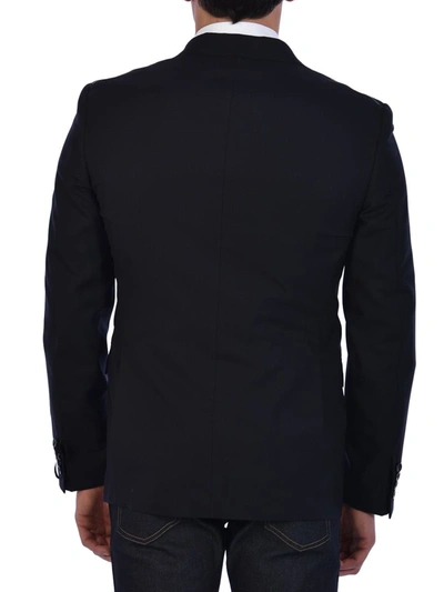Tonello Blue Wool Jacket In Blue