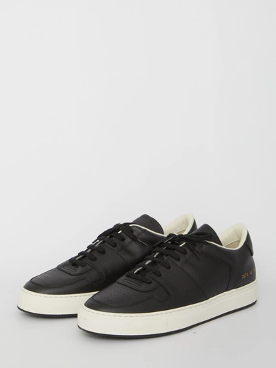 Shop Common Projects Decades Low Sneakers In Black