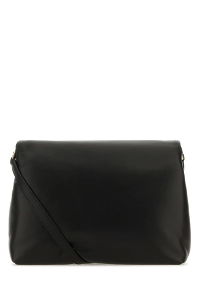 Shop Dolce & Gabbana Woman Black Nappa Leather Dg Logo Bag Soft Clutch