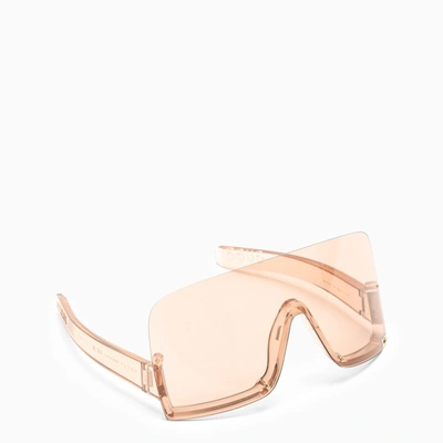 Shop Gucci Pink Masked Sunglasses Women