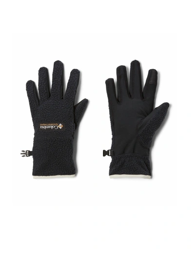 Shop Columbia Helvetia Sherpa Gloves In Black