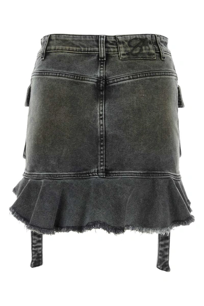 Shop Blumarine Skirts In Grey