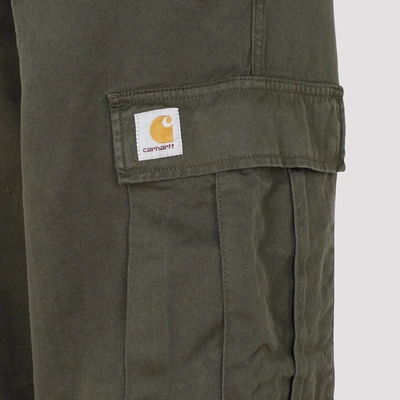 Shop Carhartt Wip  Cotton Cargo Pants In Green