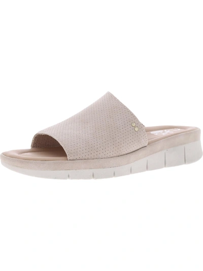 Shop Ryka Ellie Womens Open Toe Slip On Wedge Sandals In Multi
