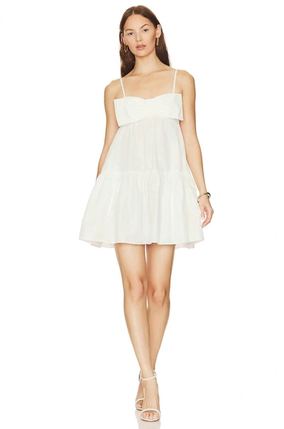 Shop Amanda Uprichard Gianina Mini Dress In White