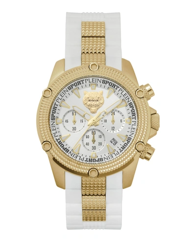Shop Plein Sport Hurricane Chronograph Watch In Gold