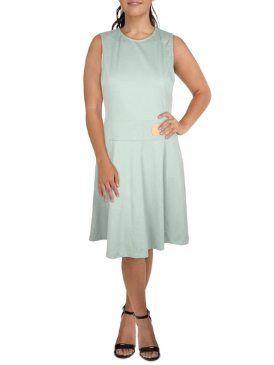 Shop Lauren Ralph Lauren Womens Buckle Midi Midi Dress In Green