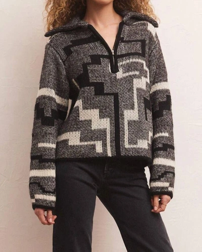 Shop Z Supply Phoenix Pullover Sweater In Black