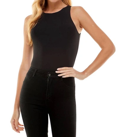 Tcec Adler Stretch Knit Bodysuit In Black In Black