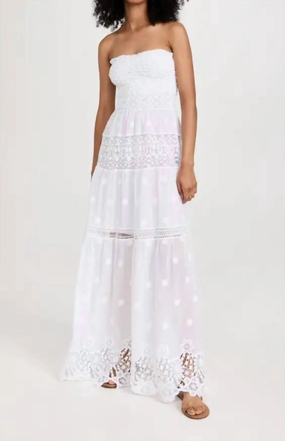 Shop Temptation Positano Oro Dress In Bianco In Grey