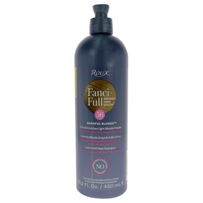 Shop Roux Fanci-full Rinse Instant Hair Color - 56 Bashful Blonde For Unisex 15.2 oz Hair Color In Blue