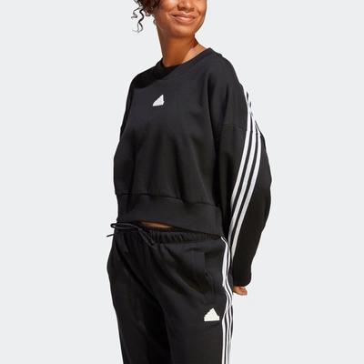 Shop Adidas Originals Women's Adidas Future Icons 3-stripes Sweatshirt In Black