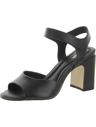 Shop Sarto Franco Sarto Flexa Natalie Womens Leather Peep Toe Heels In Black