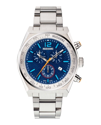 Missoni 331 Active Chronograph Watch In Silver