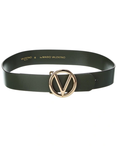 Shop Valentino By Mario Valentino Giusy Leather Belt In Green