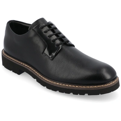 Shop Vance Co. Martin Plain Toe Derby In Black