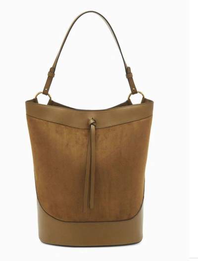 Shop Ulla Johnson Esme Bucket Bag In Brown